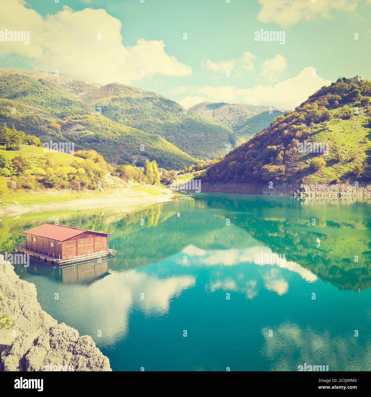 Vintage houseboat hires stock photography and