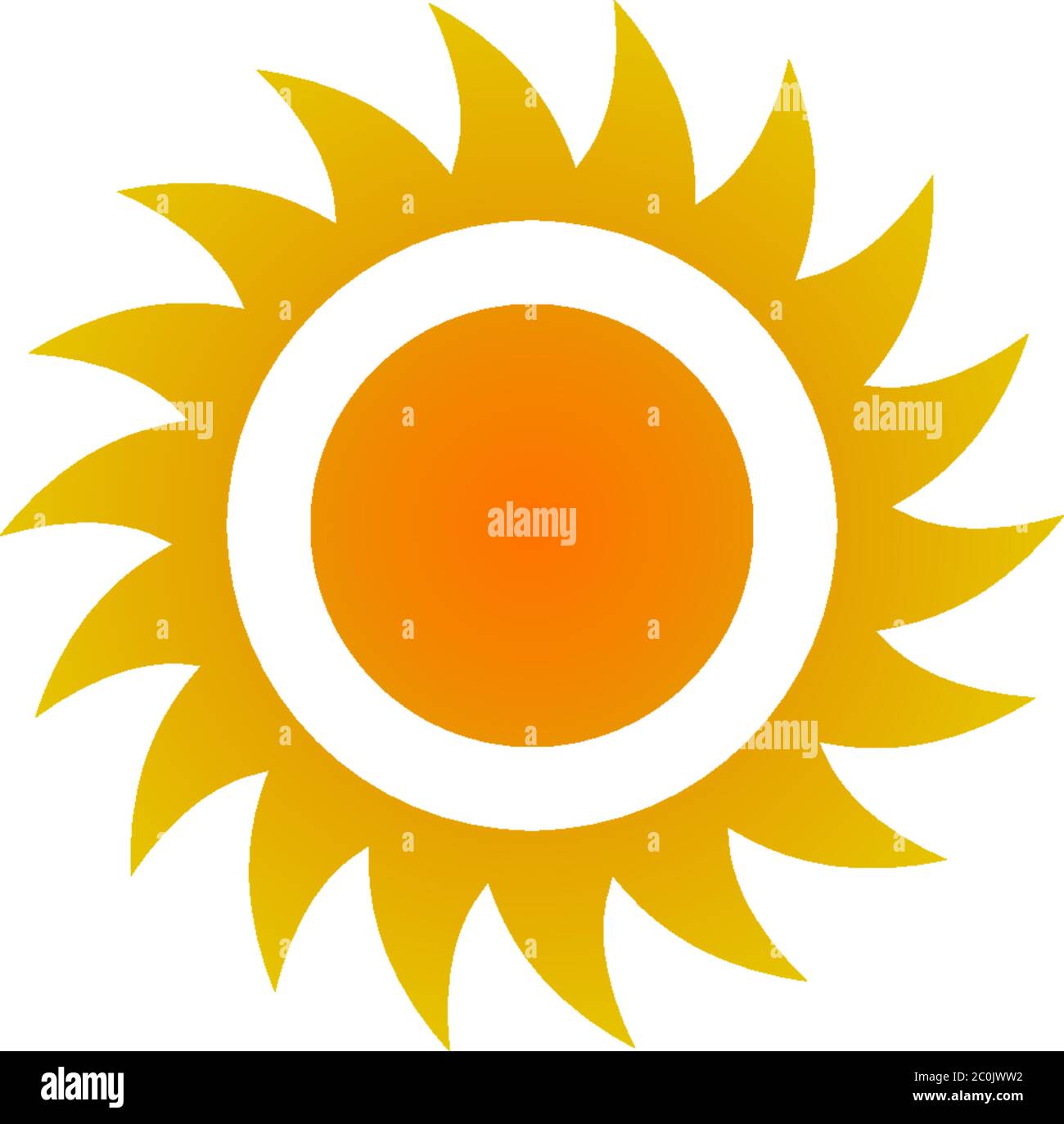 Sun logo icon template illustration Stock Vector Image & Art - Alamy