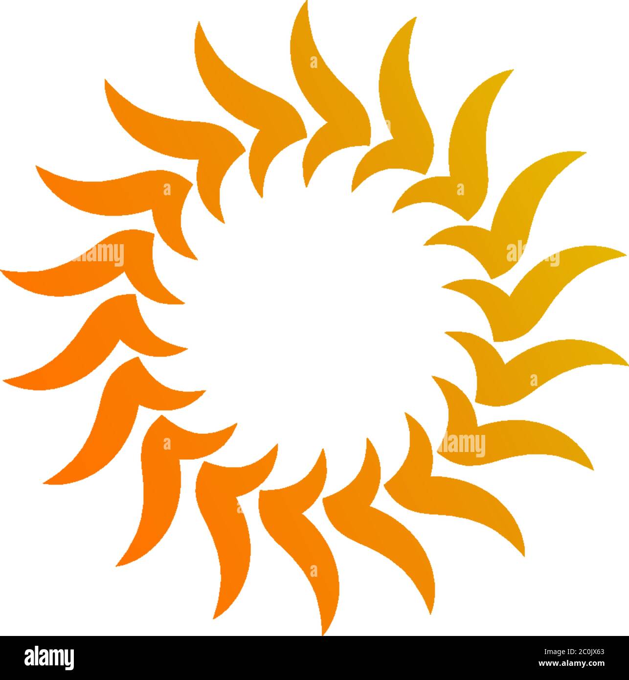 Sun logo icon template illustration Stock Vector Image & Art - Alamy