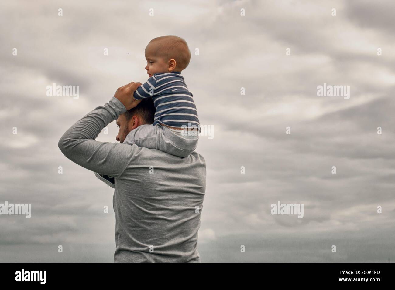 Dad daughter on neck hi-res stock photography and images - Page 2 - Alamy