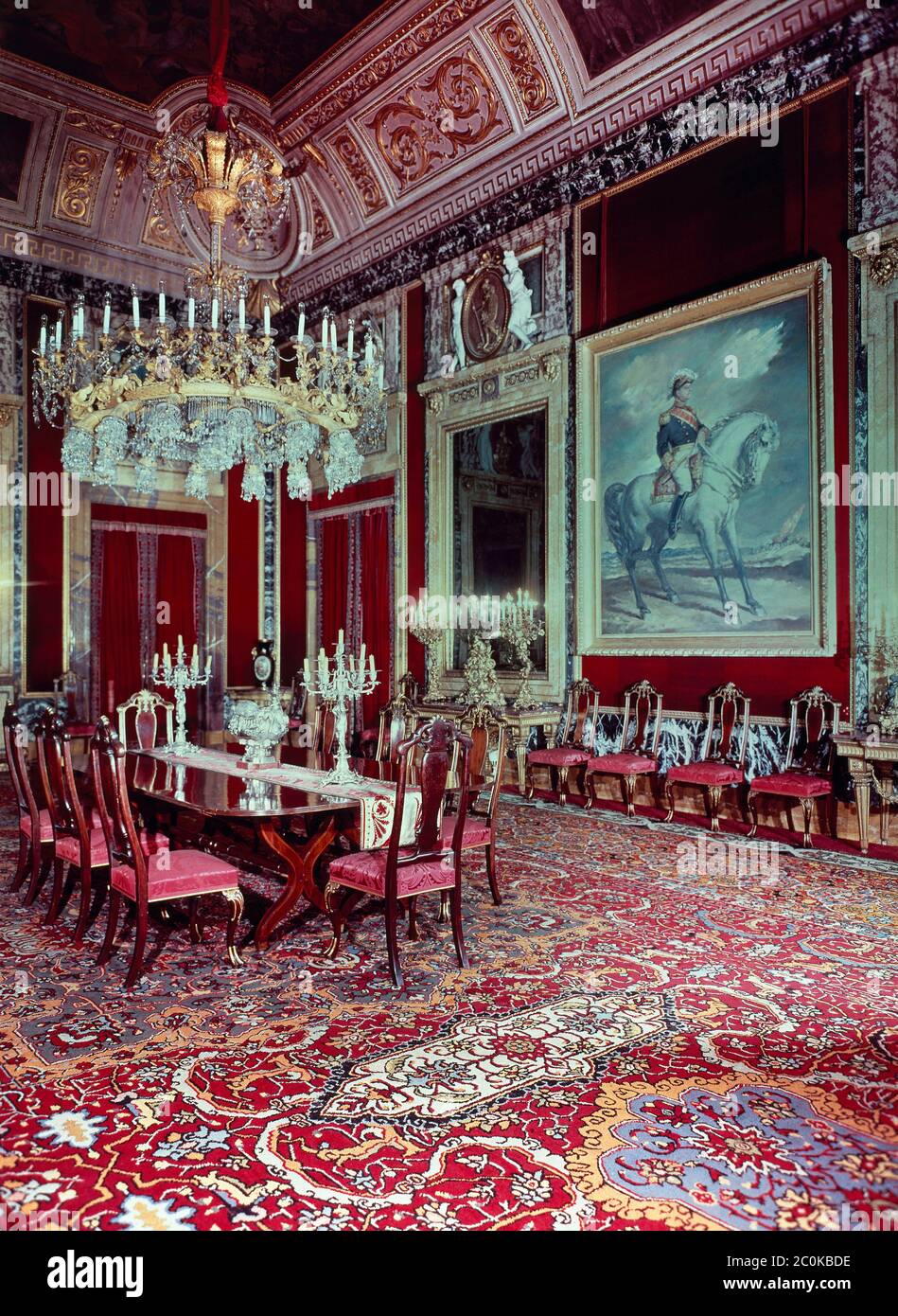 COMEDOR DE DIARIO DEL PALACIO REAL DE MADRID. Location: PALACIO REAL