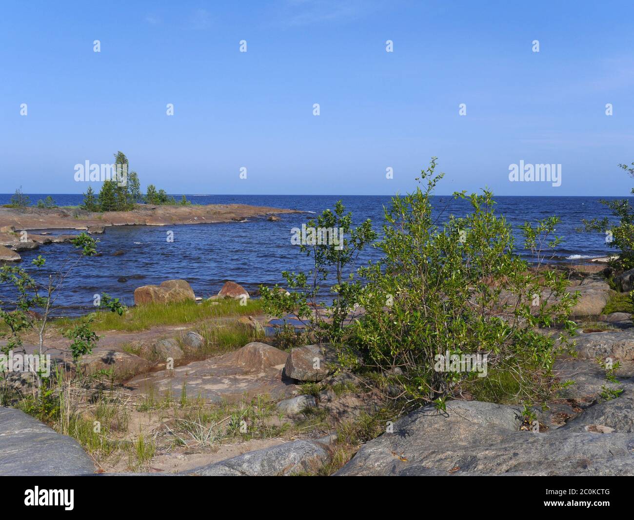 coastal landscape in finland Stock Photo - Alamy