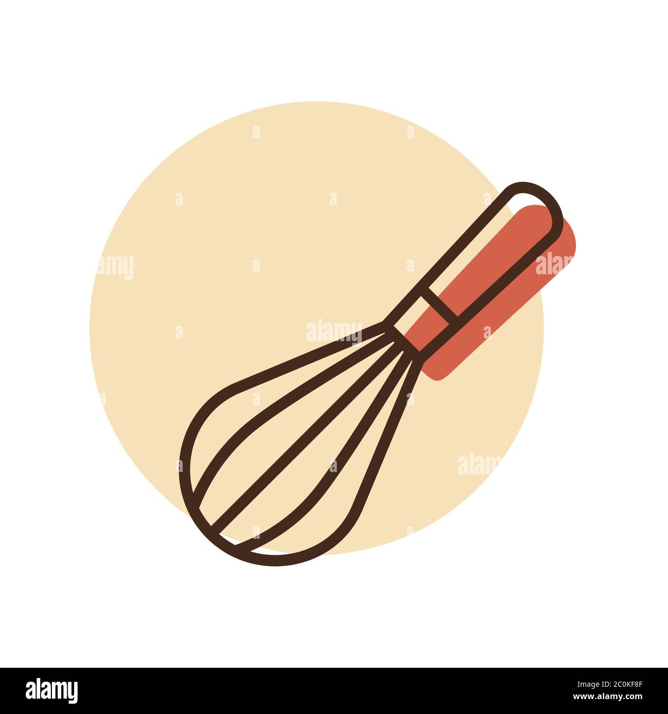 Balloon whisk for mixing and whisking vector icon. Kitchen appliance. Graph  symbol for cooking web site design, logo, app, UI Stock Vector Image & Art  - Alamy
