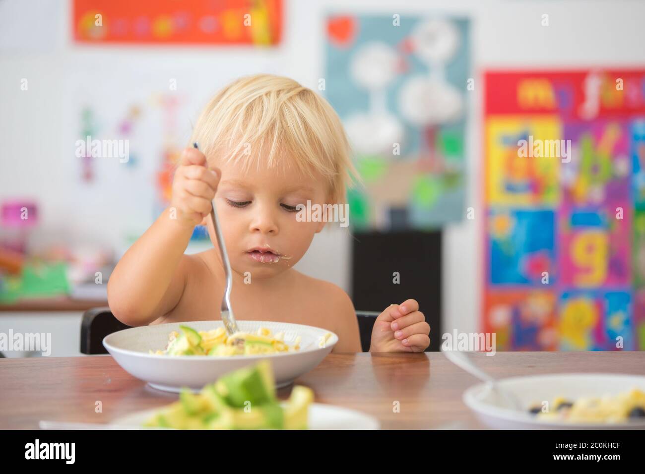 Kids making mess hi-res stock photography and images - Alamy