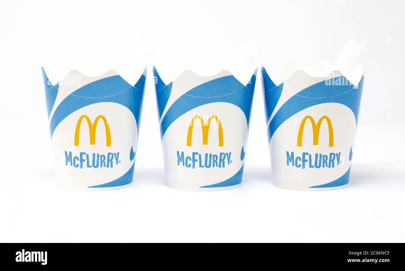 McDonald's McFlurry Stock Photo