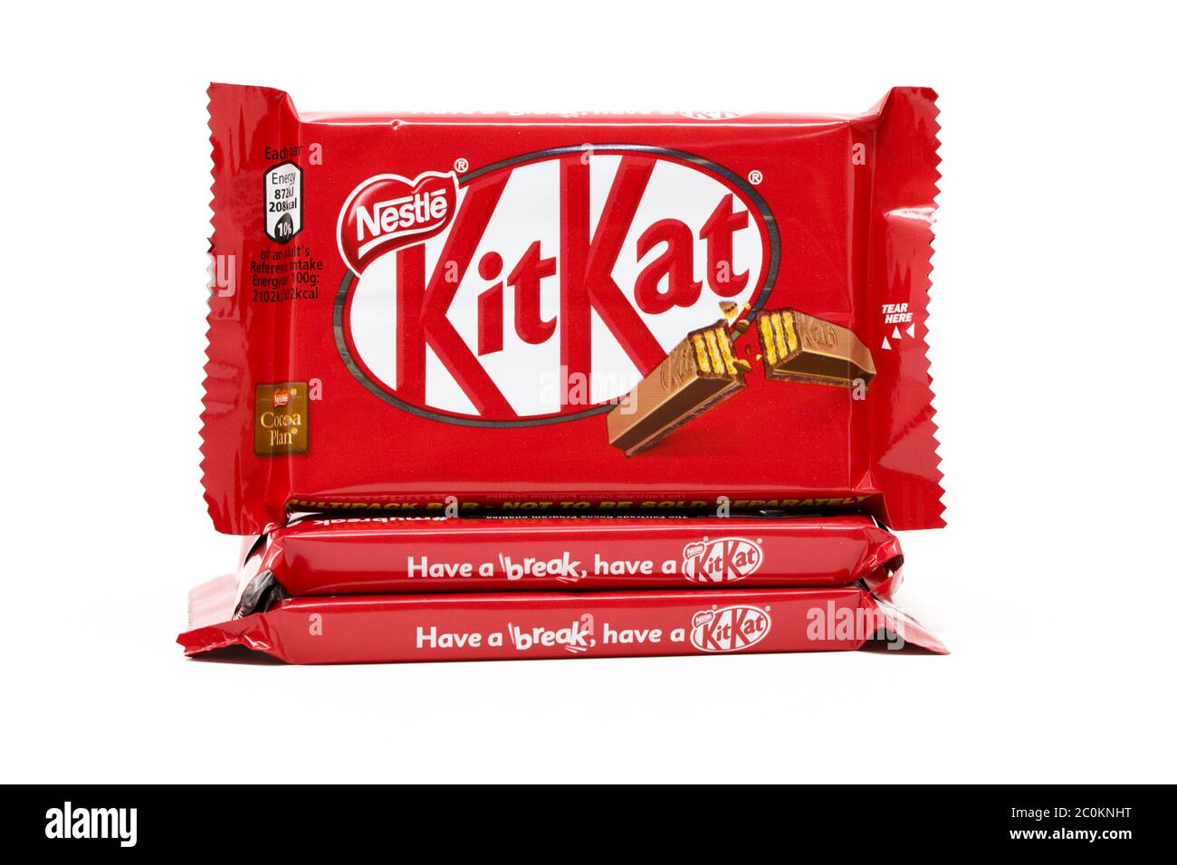 Nestle Kit Kat chocolate bar Stock Photo Alamy