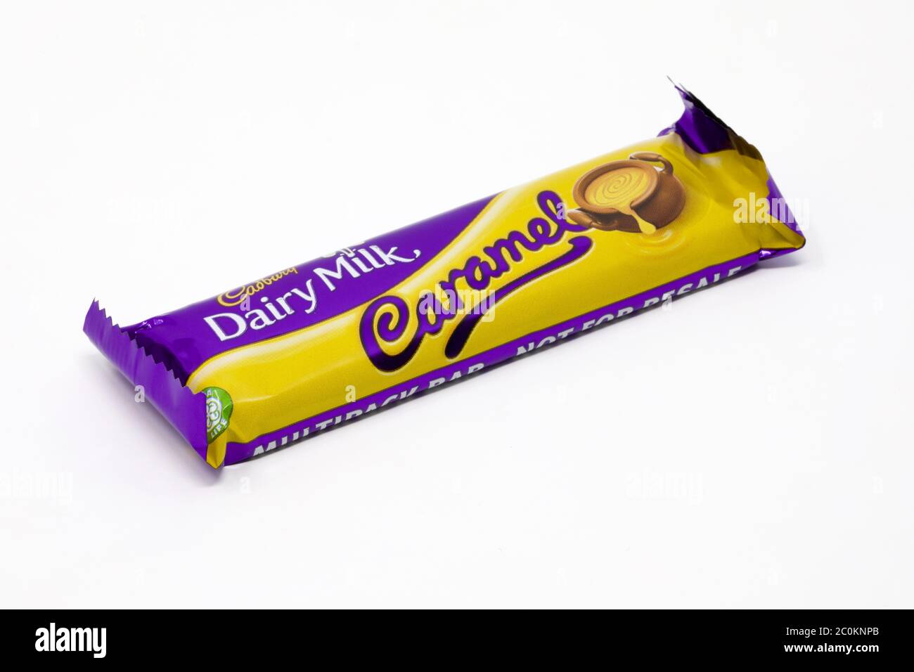 Cadburys dairy milk caramel milk chocolate Cut Out Stock Images