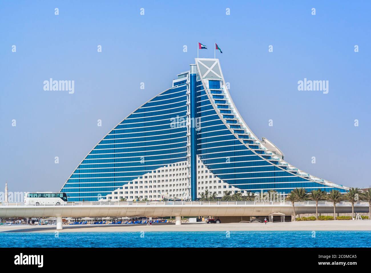 Dubai palm jumeirah blue hi-res stock photography and images - Alamy