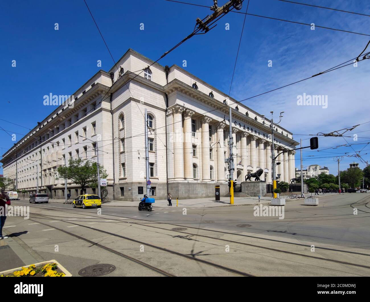 SOFIA, BULGARIA - MAY 5, 2020: Palace Of Justice (Sofia Court House) in city of Sofia, Bulgaria Stock Photo