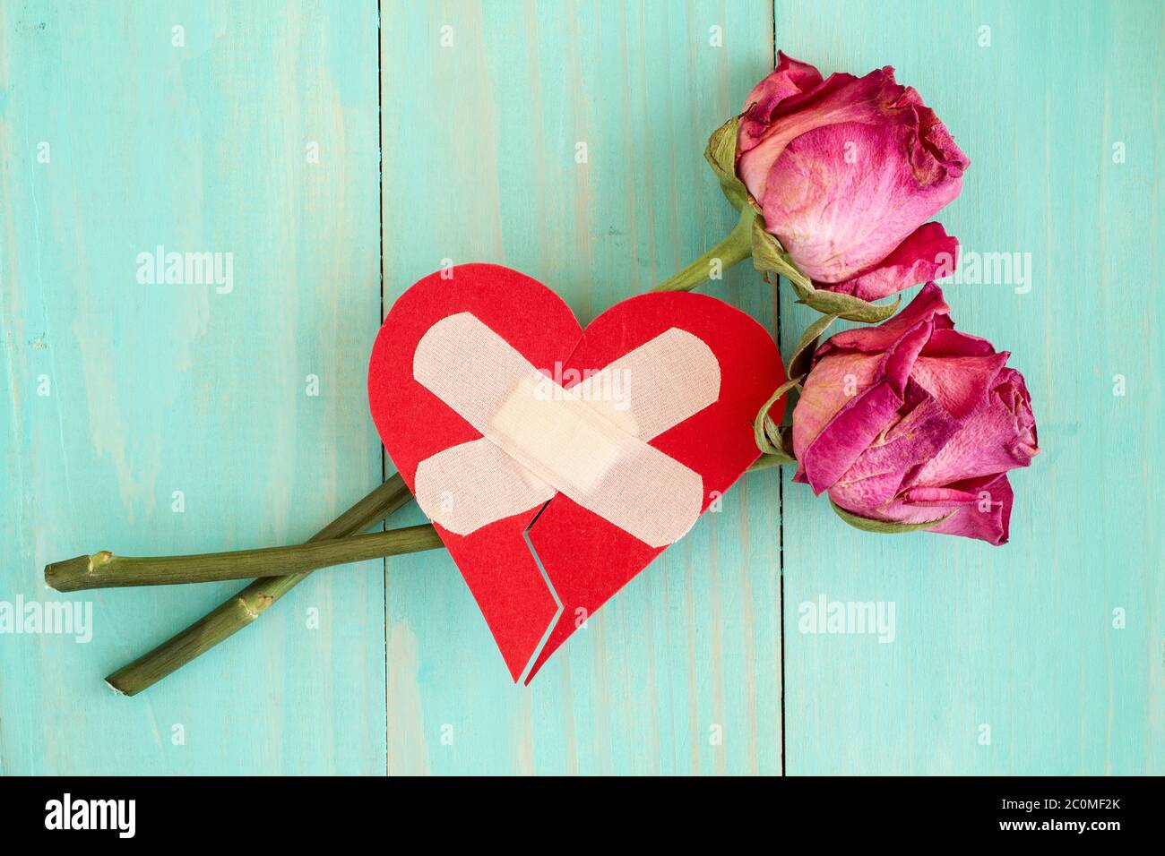 Broken Hearts With Roses