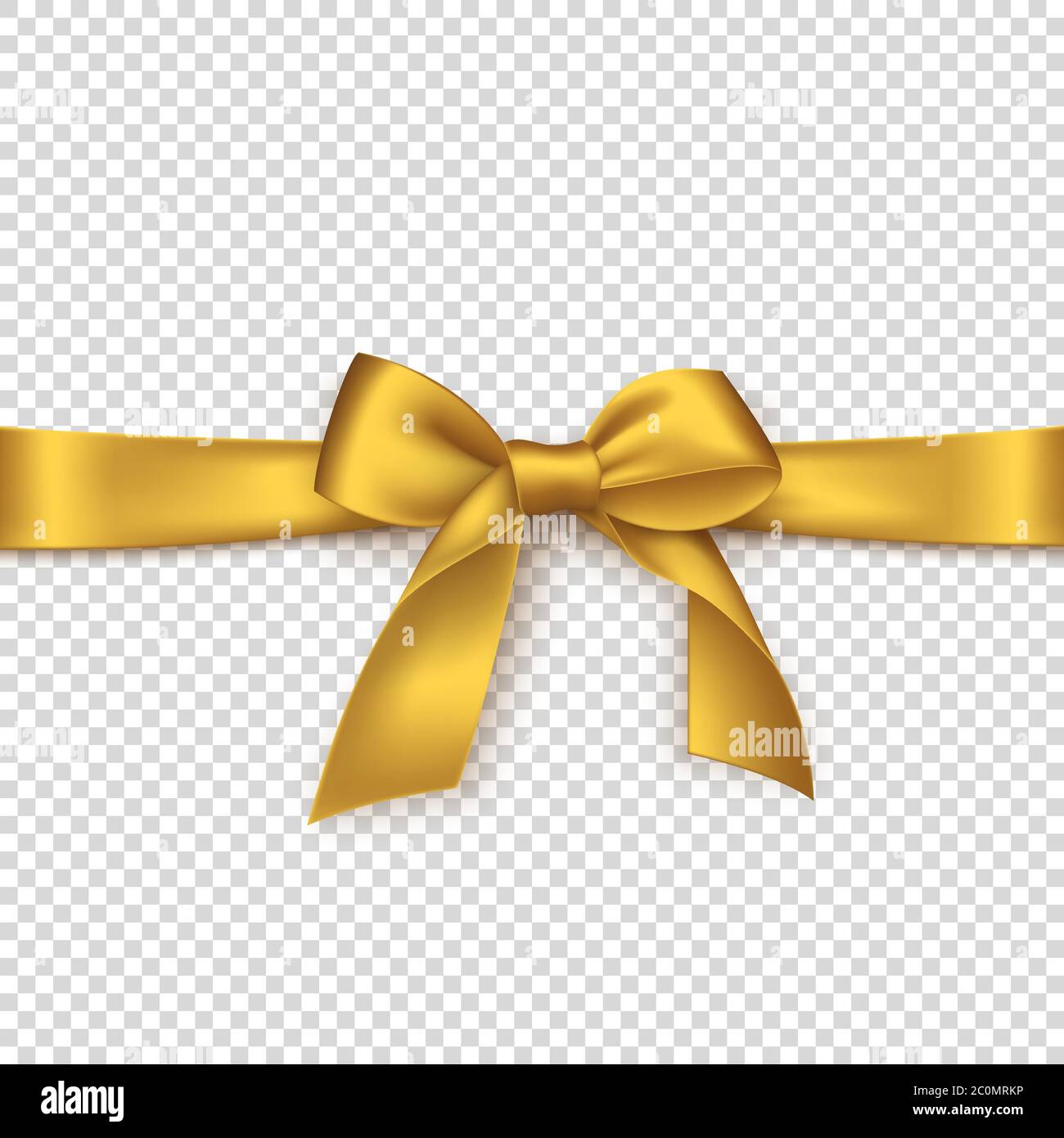 Festive gold ribbon bow Stock Vector Images - Alamy