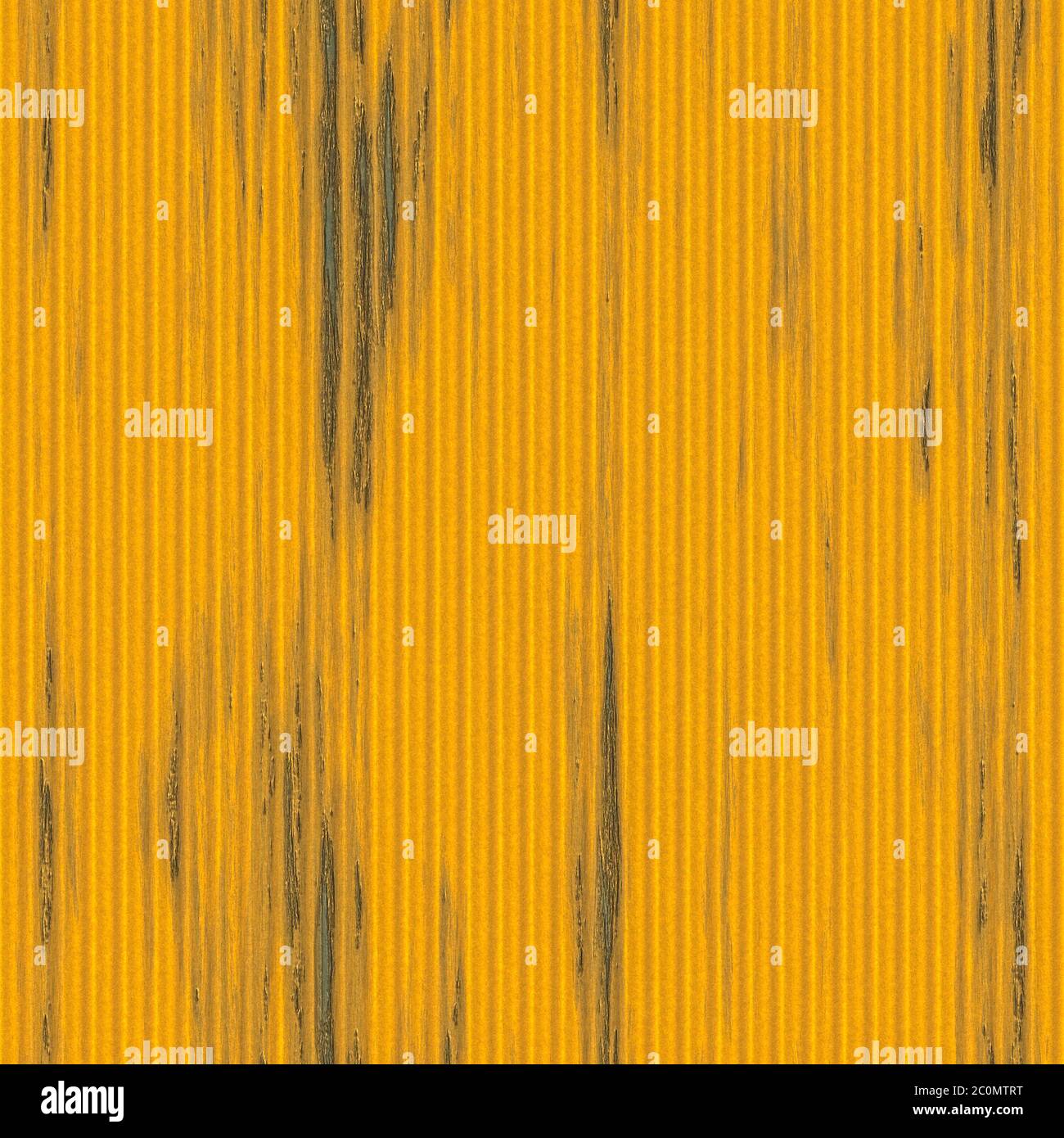 old rusty metal surface painted with yellow paint Stock Photo