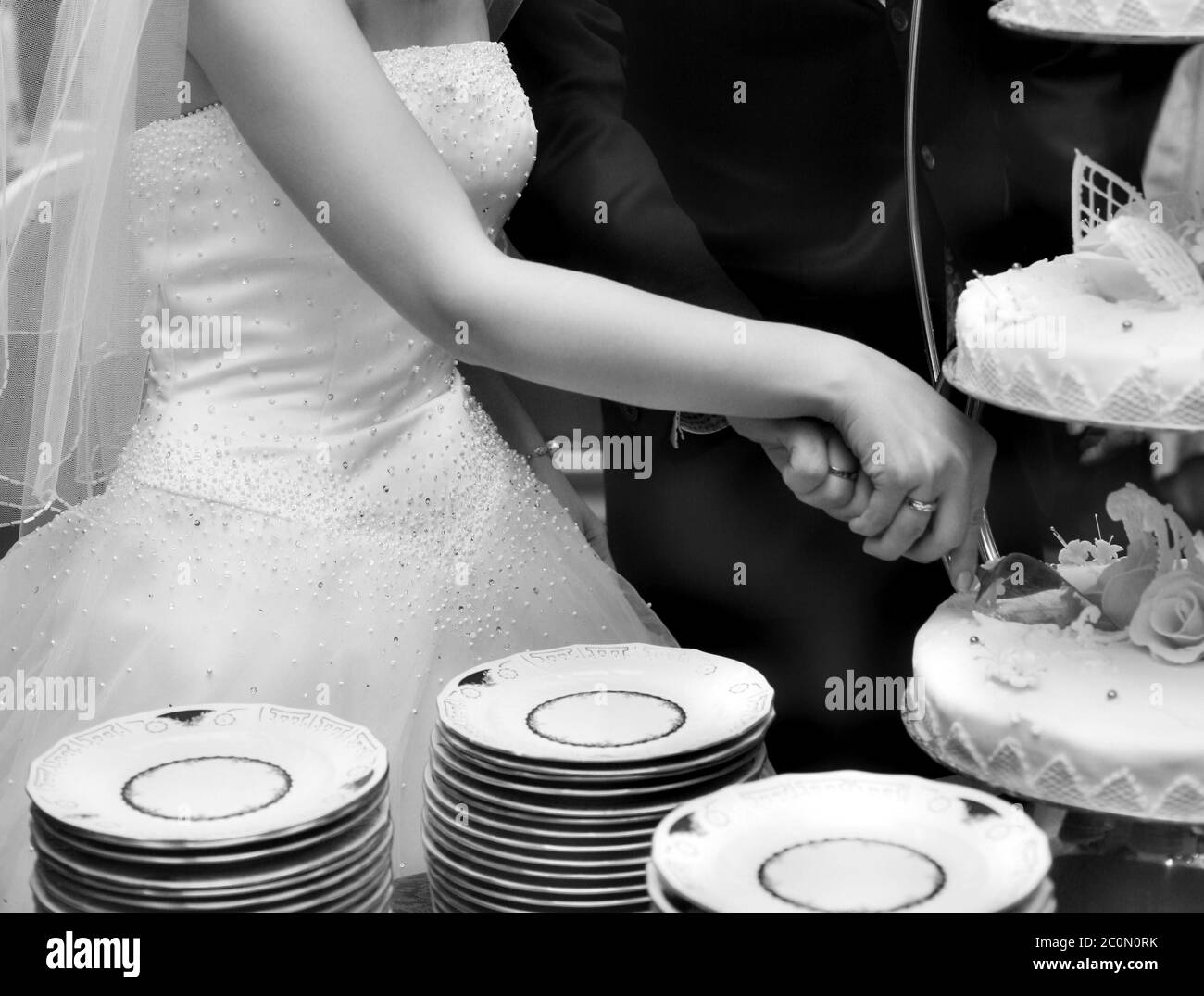 Wedding pie Stock Photo