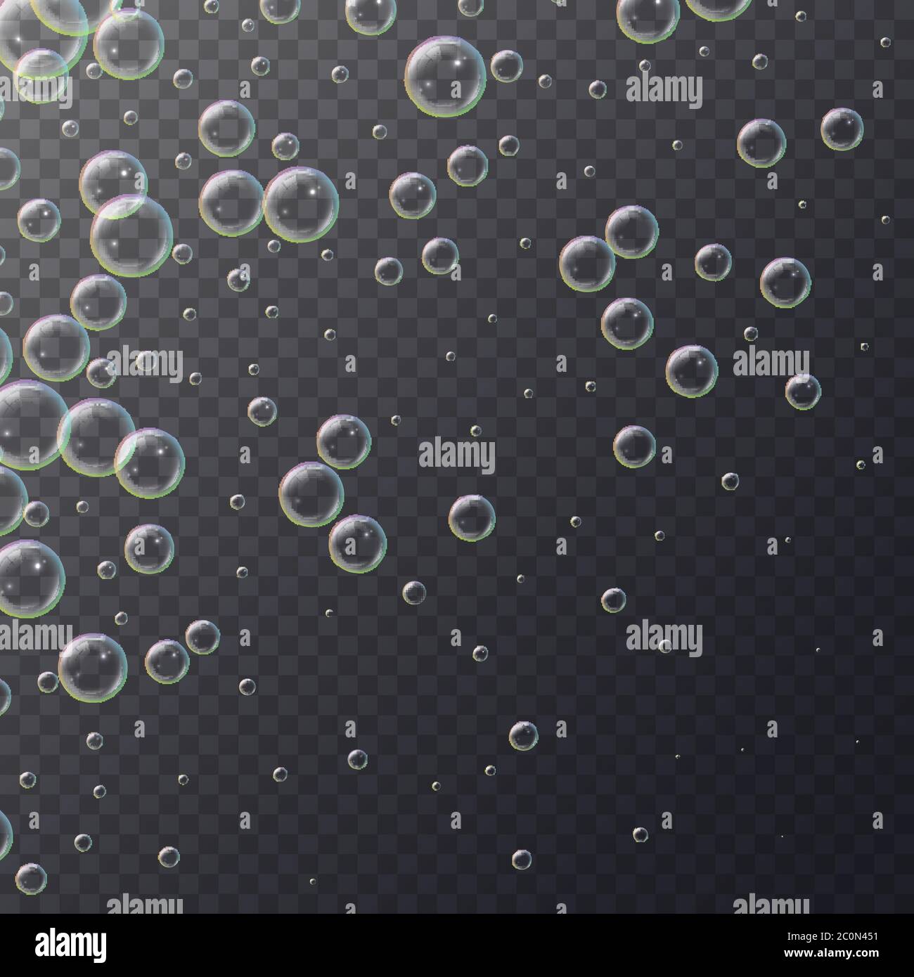 Realistic 3d floating soap bubbles Stock Vector Image & Art - Alamy