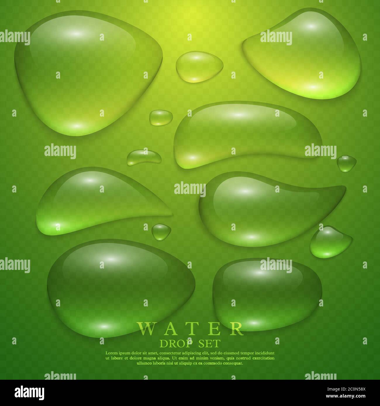 Green transparent sea Stock Vector Images - Alamy