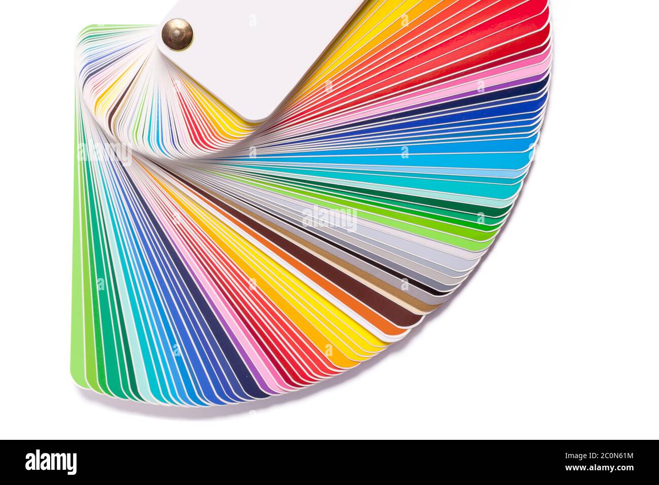 Color guide spectrum swatch Stock Photo