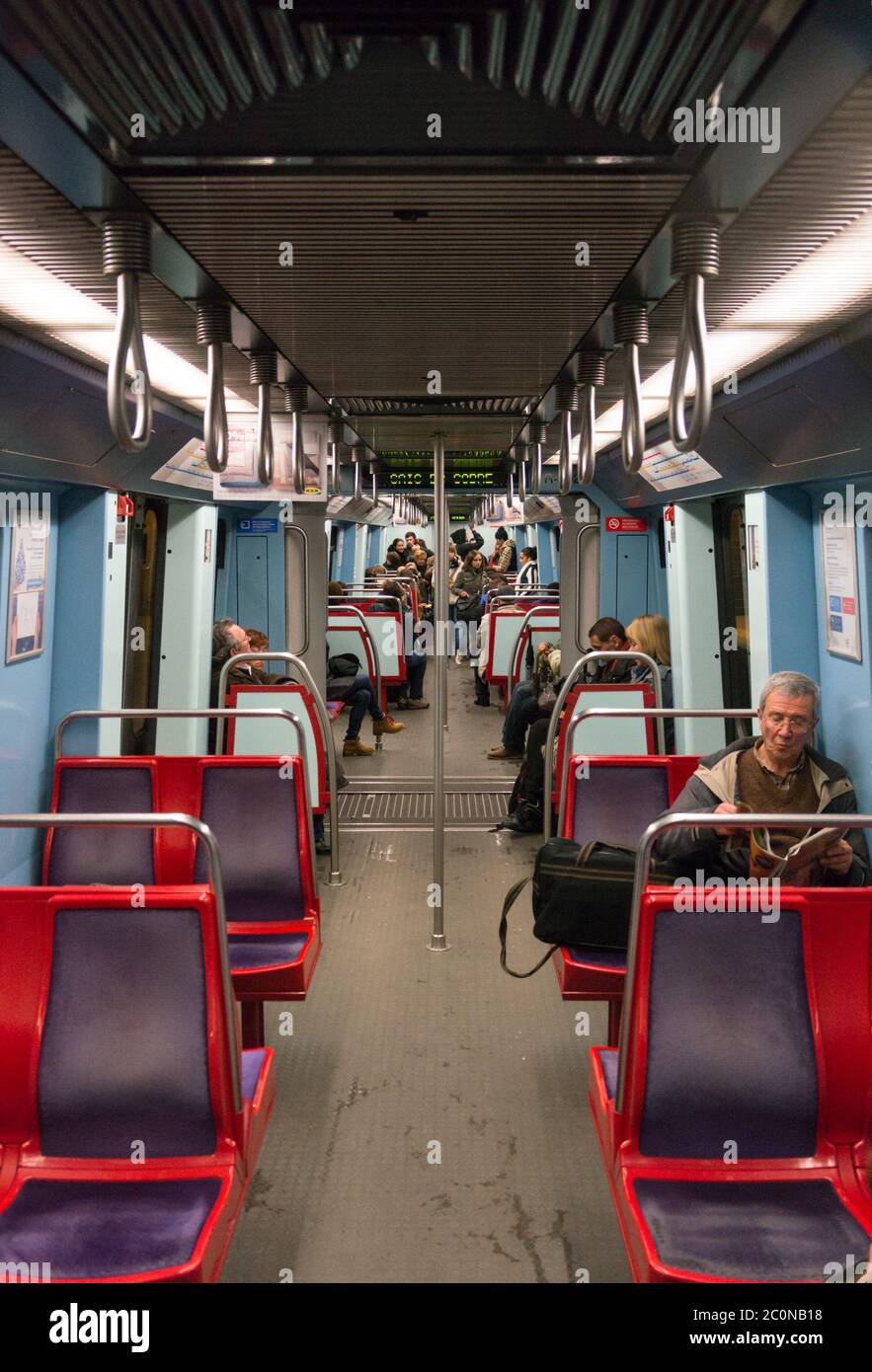 In the Lisbon subway, Lisbon, Portugal Stock Photo - Alamy