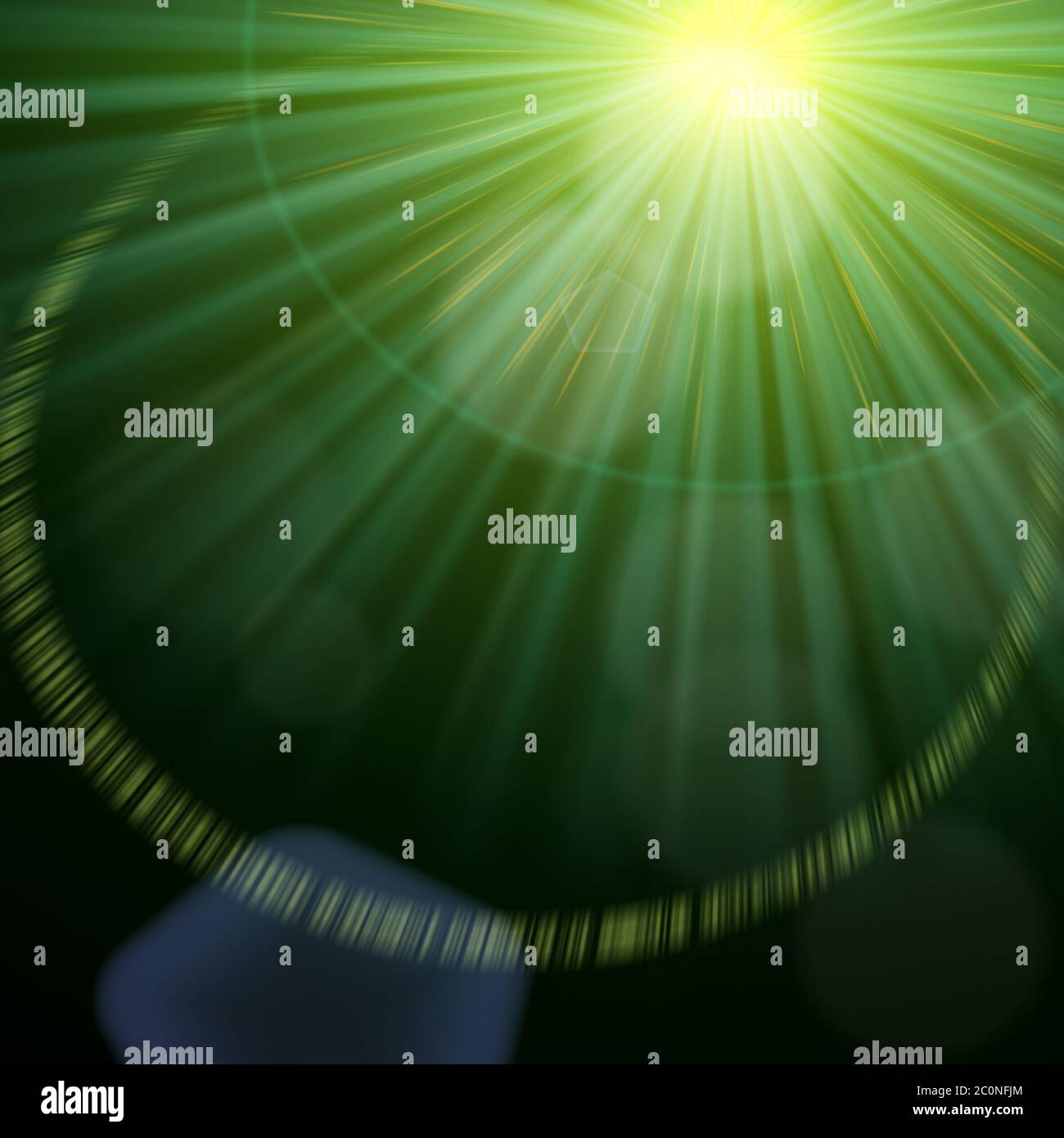 light flare special effect background Stock Photo