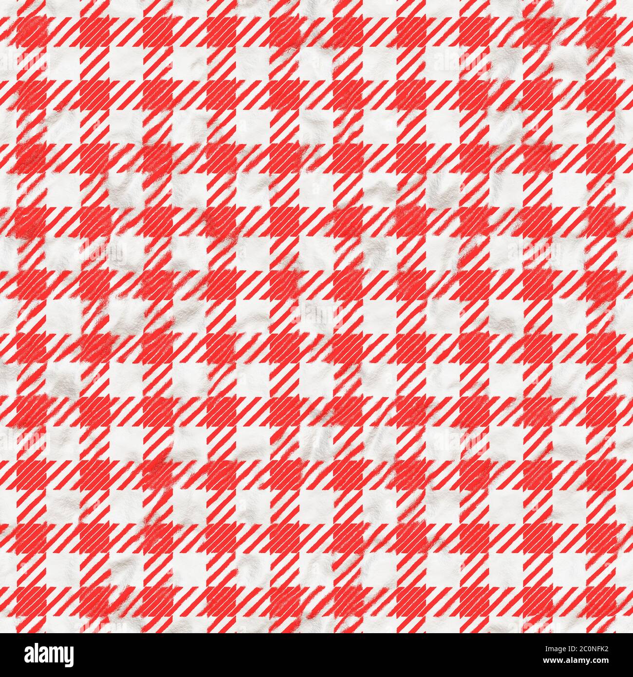Red and white gingham tablecloth texture seamless Stock Photo Alamy