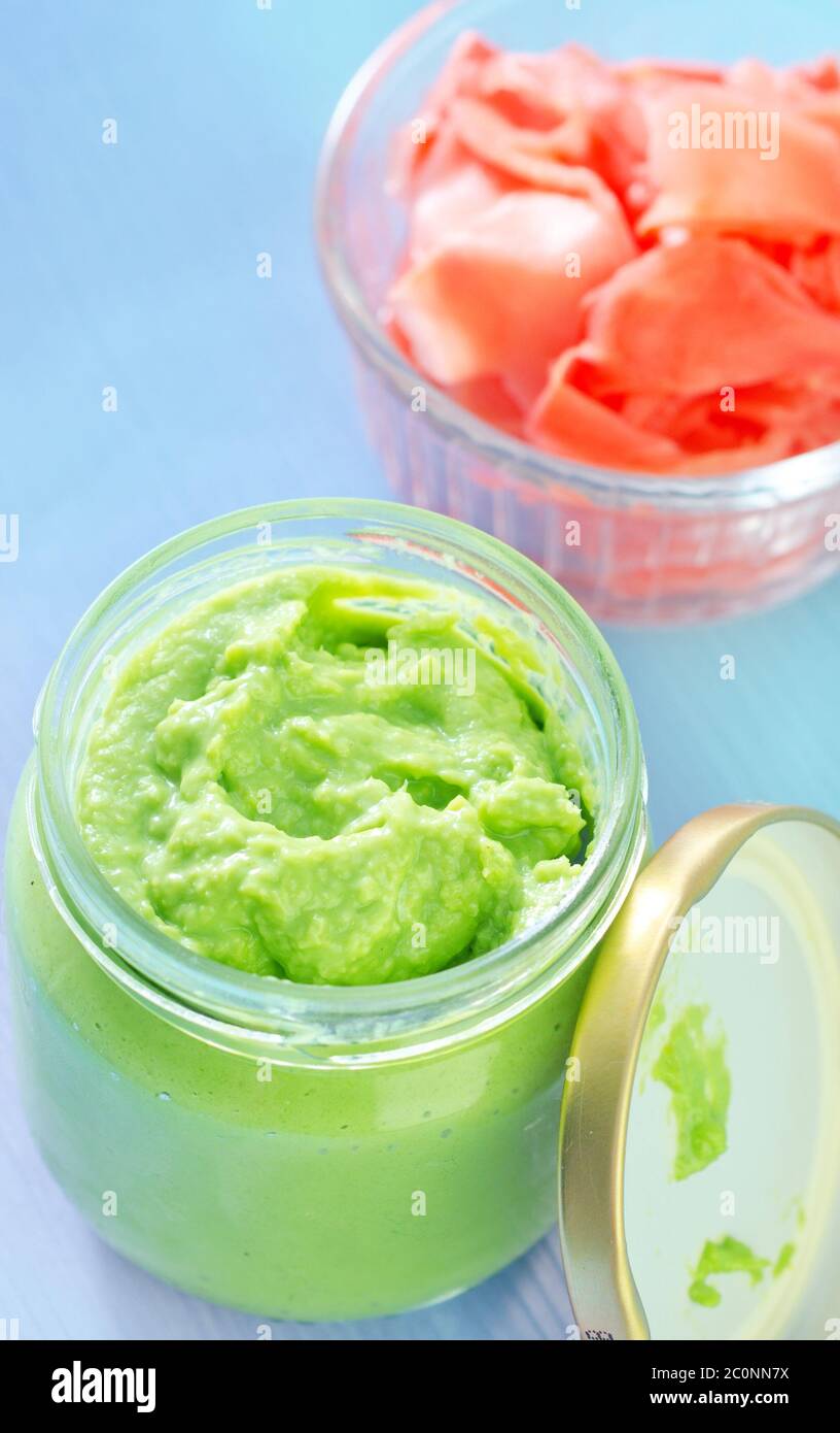 wasabi and ginger Stock Photo Alamy