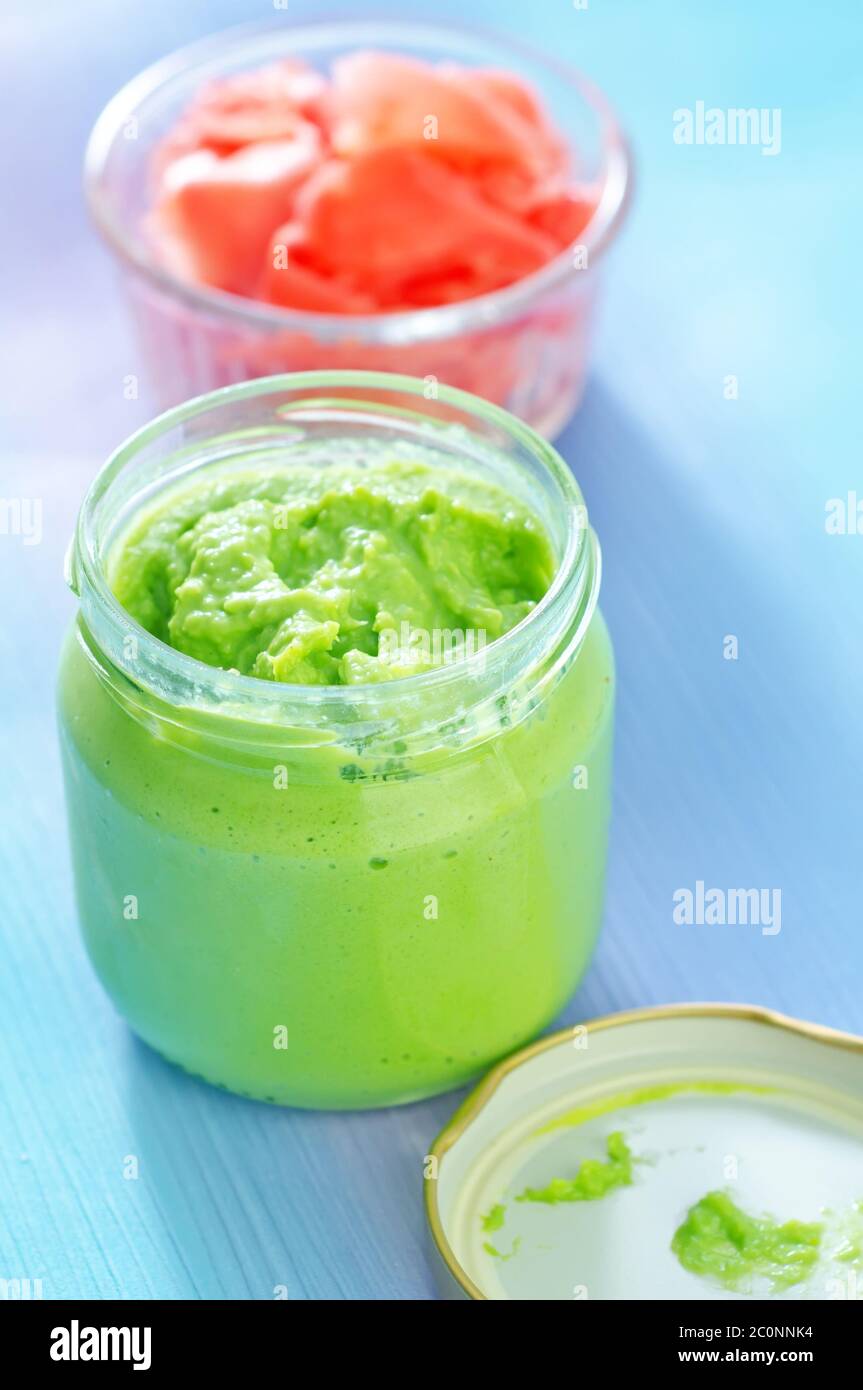 wasabi and ginger Stock Photo Alamy