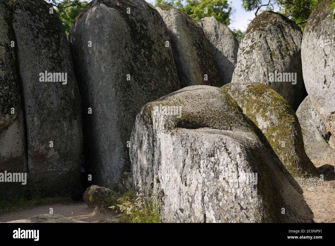 Formed in situ as a result of spherical weathering hires stock