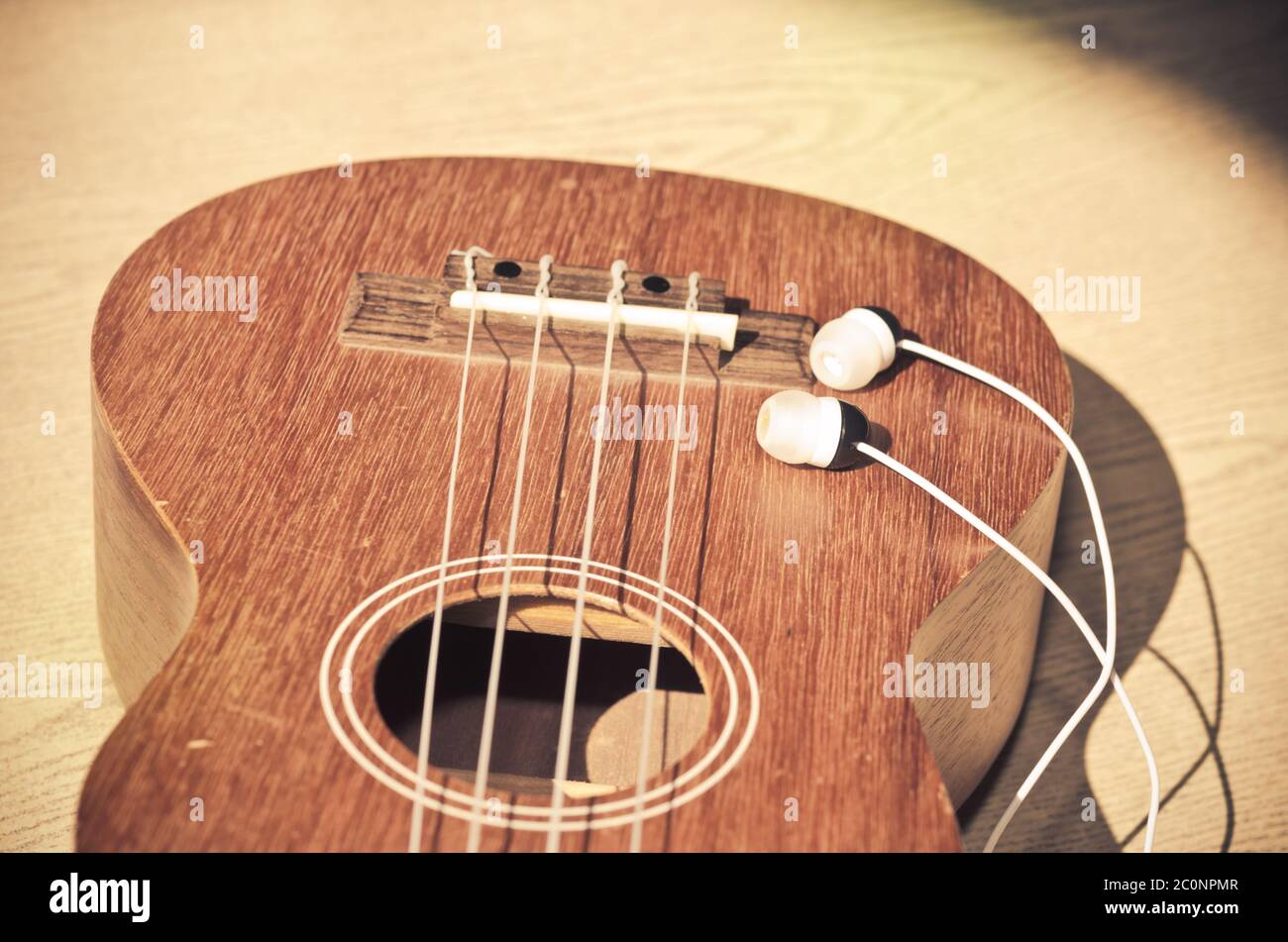The Ukulele vintage Stock Photo Alamy
