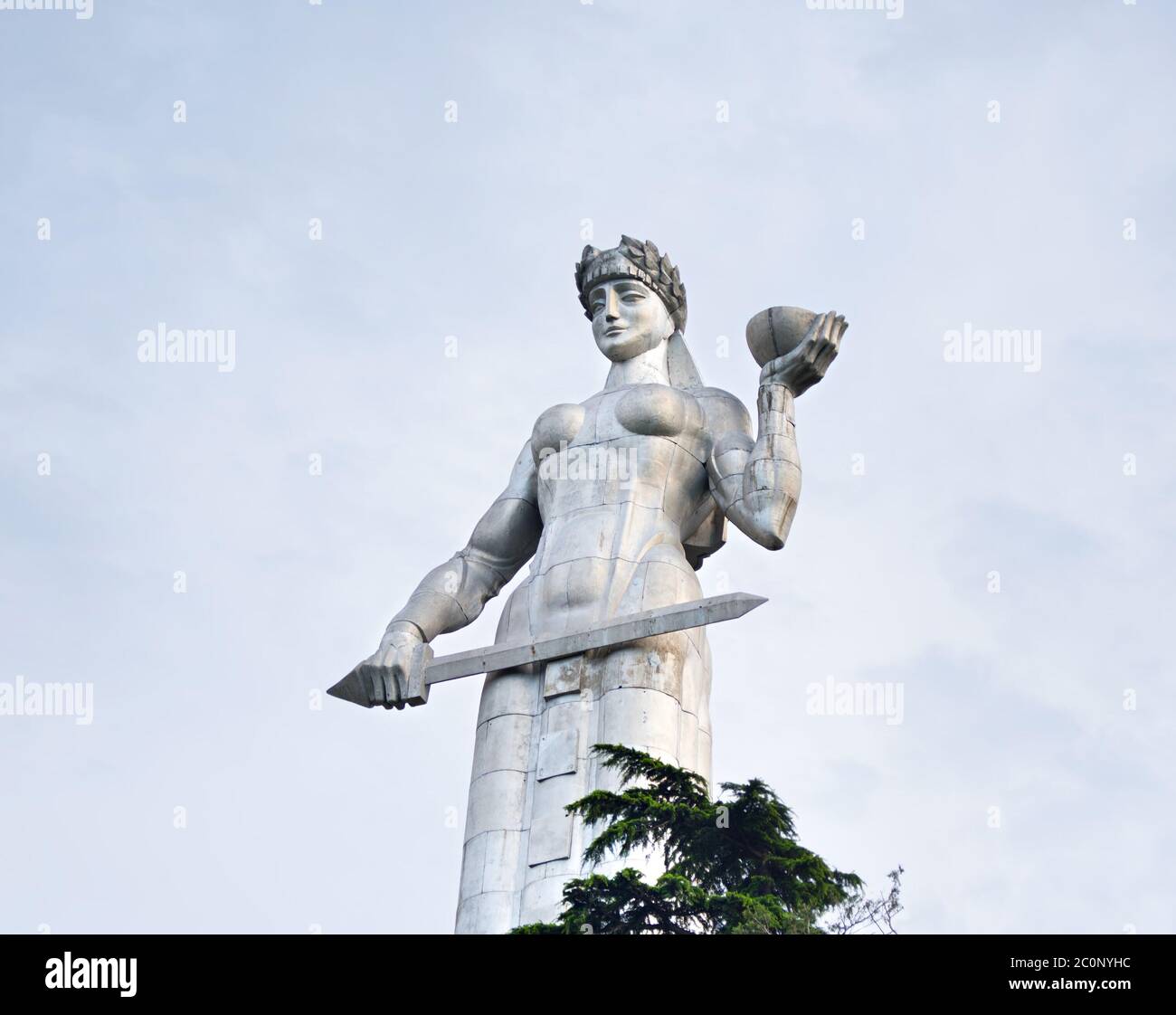 Statue of Mother Tbilisi Stock Photo Alamy