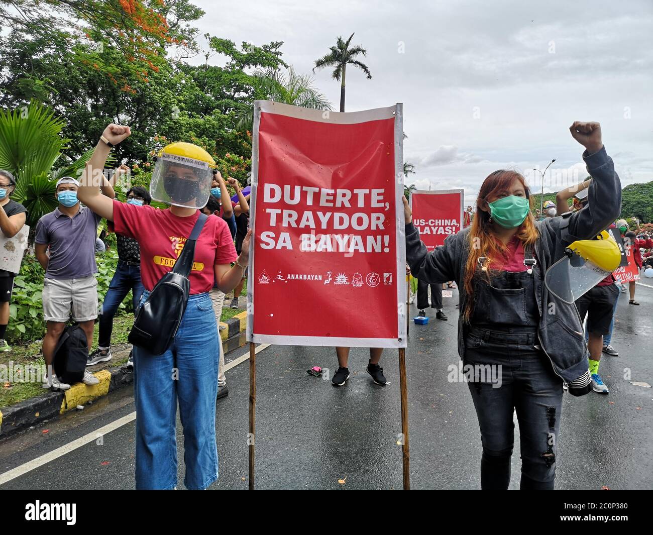 Quezon City Philippines 12th June An Independence Day Protest Dubbed As Grand Mananita Was Held In Up Diliman Quezon City Philippines On June 12 Attended By Thousand Of Militant Groups