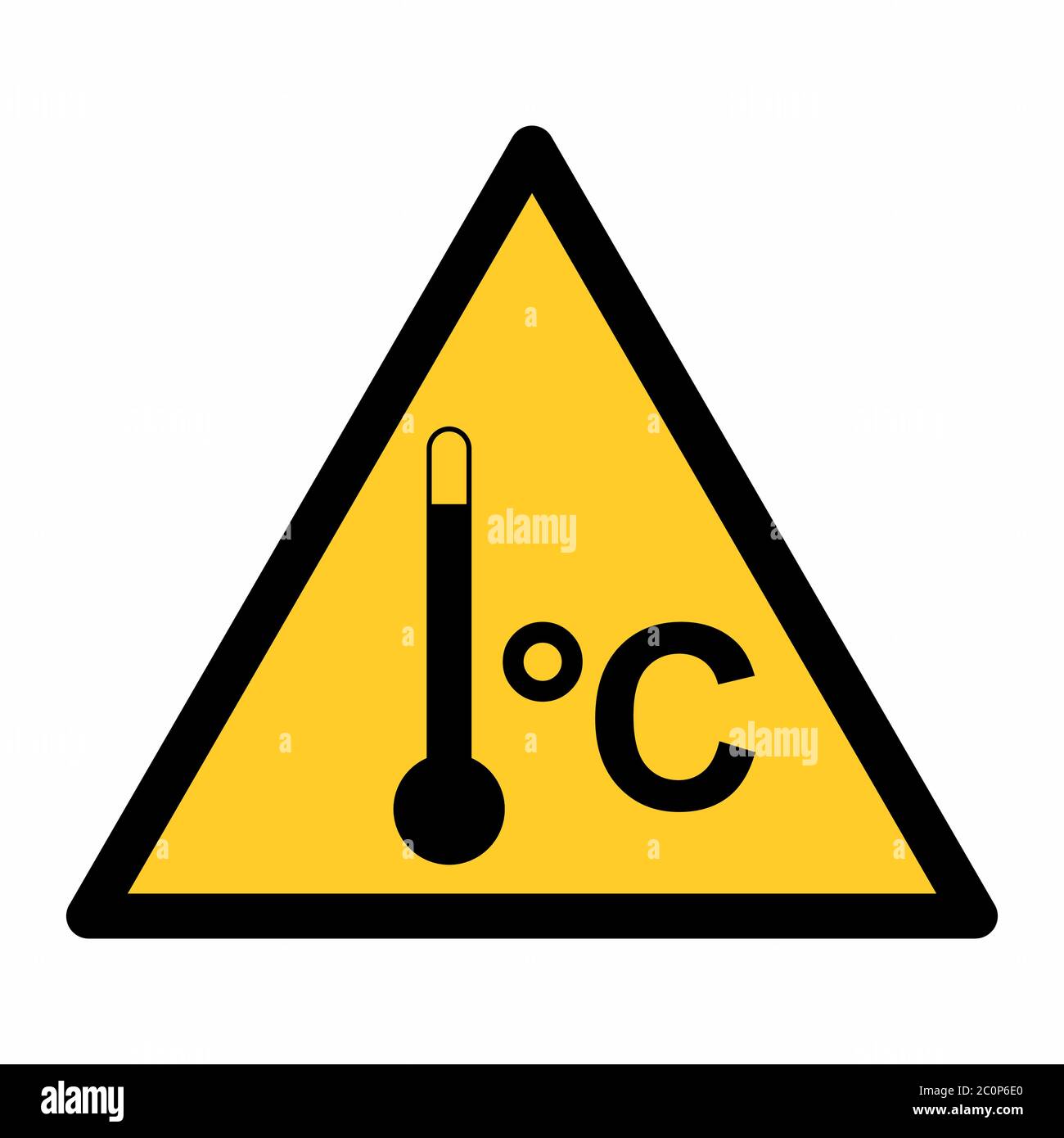 Temperature check sign board and sticker Vector Image