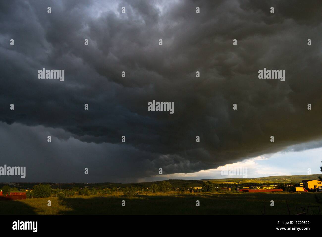 dramatic sky with clouds before the storm Stock Photo - Alamy