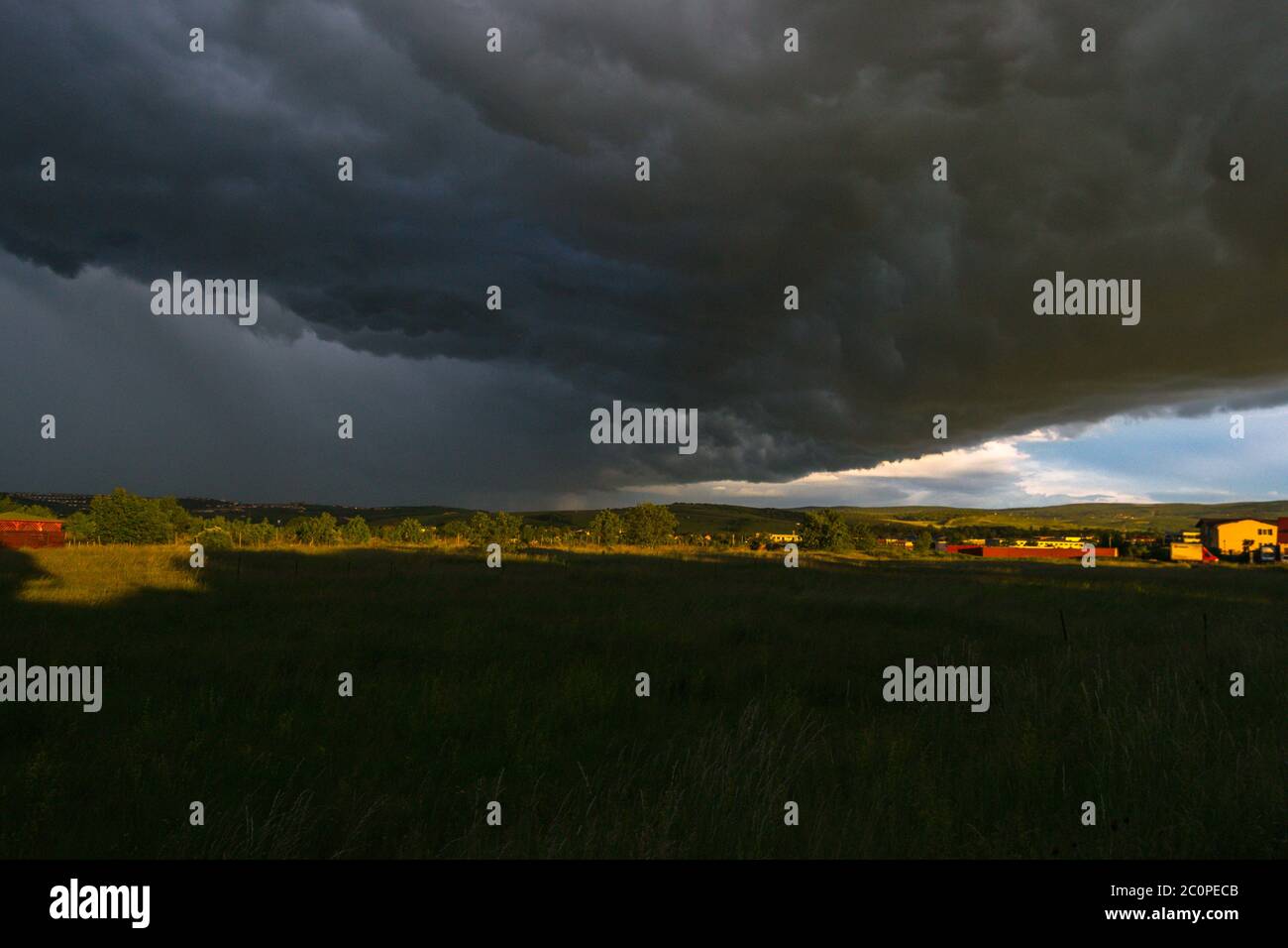 dramatic sky with clouds before the storm Stock Photo - Alamy