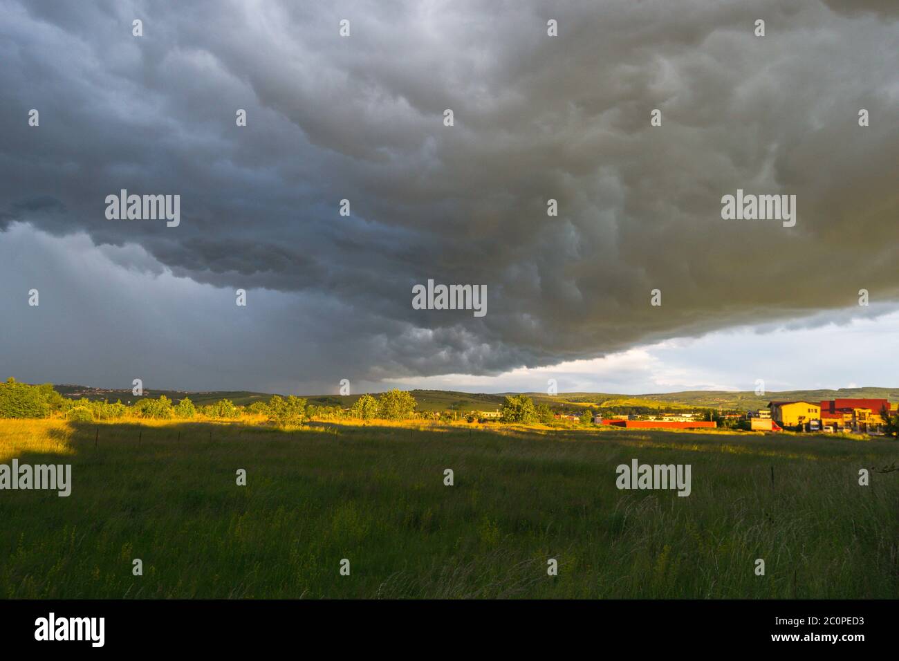 dramatic sky with clouds before the storm Stock Photo - Alamy