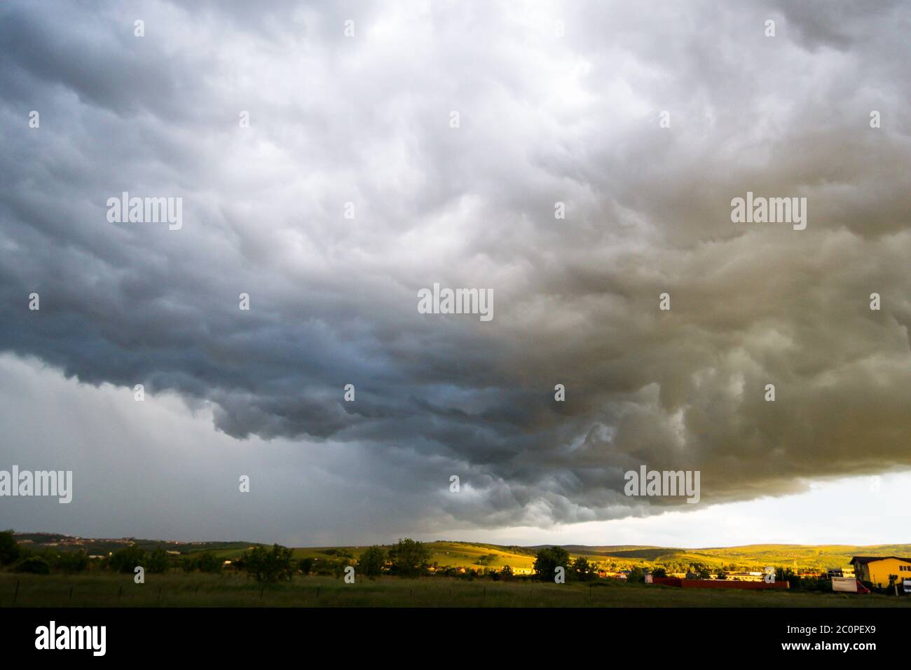 dramatic sky with clouds before the storm Stock Photo - Alamy