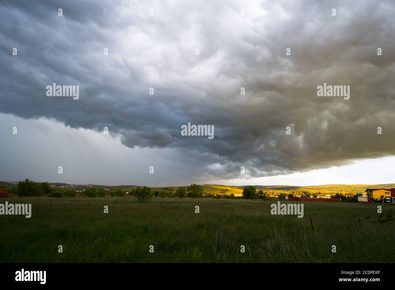 dramatic sky with clouds before the storm Stock Photo - Alamy