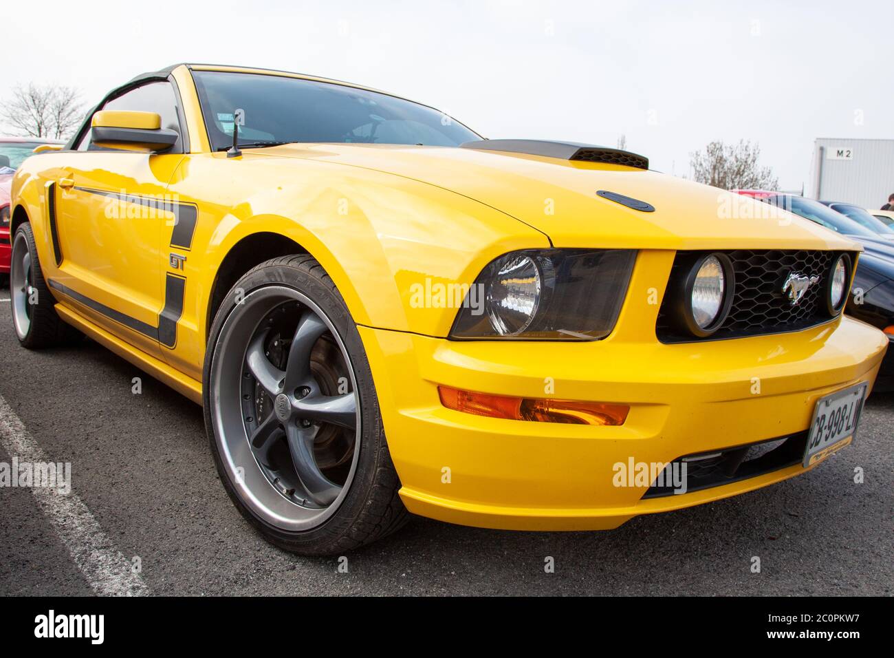 Bordeaux , Aquitaine / France - 06 10 2020 : Ford Mustang boss 302 gt