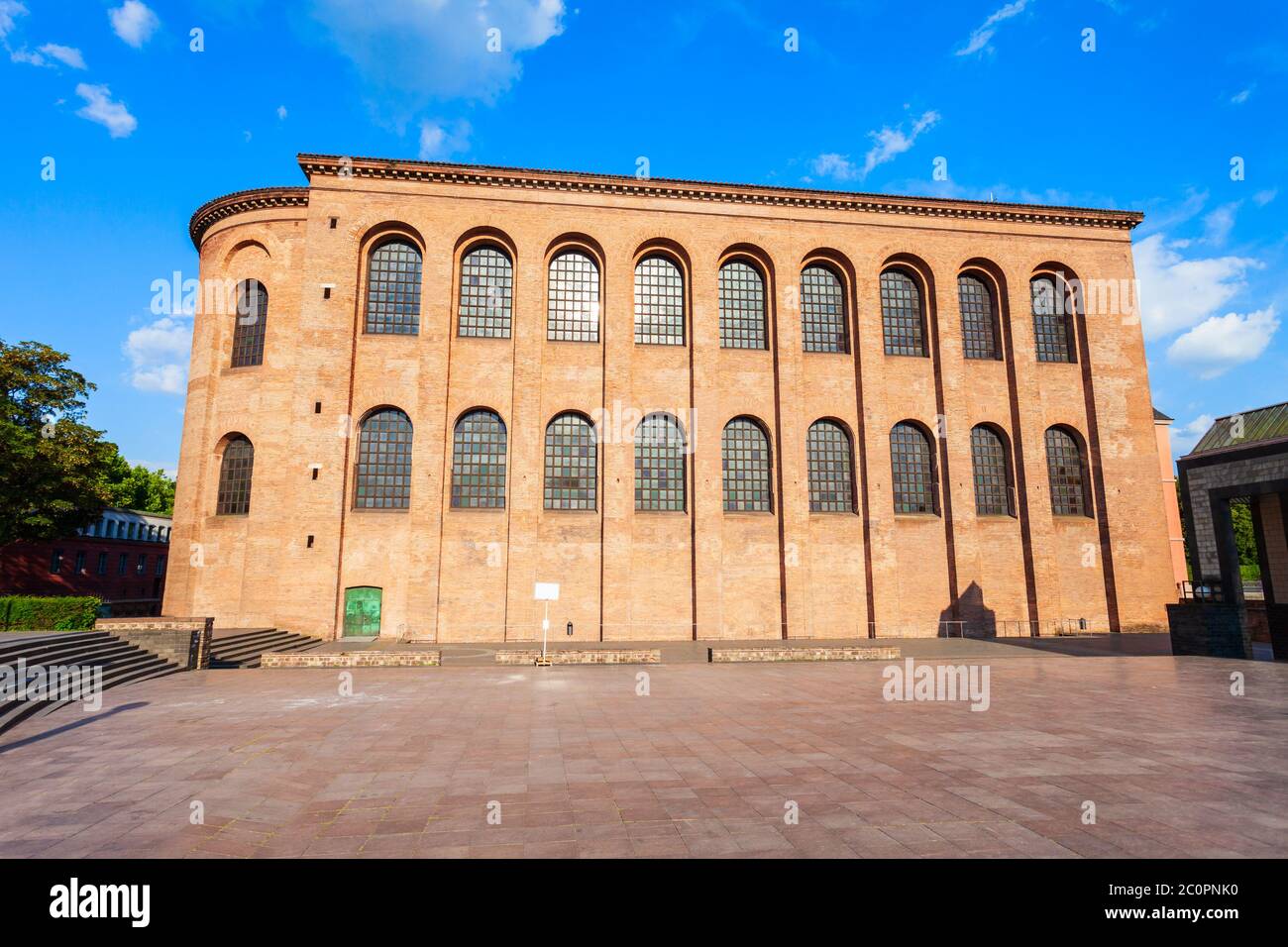 Basilica of Constantine or Aula Palatina is a Roman palace basilica at