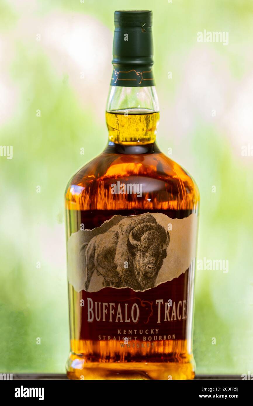 Buffalo Trace bourbon whiskey Stock Photo