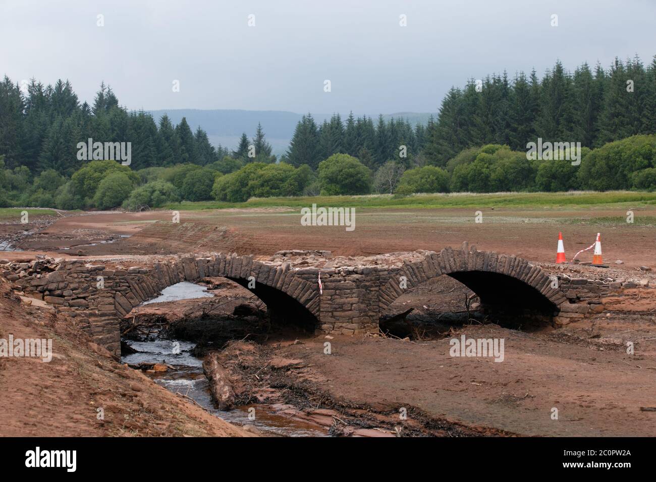 Llwyn On reservoir, Merthyr Tydfil, South Wales, UK. 12 June 2020. UK