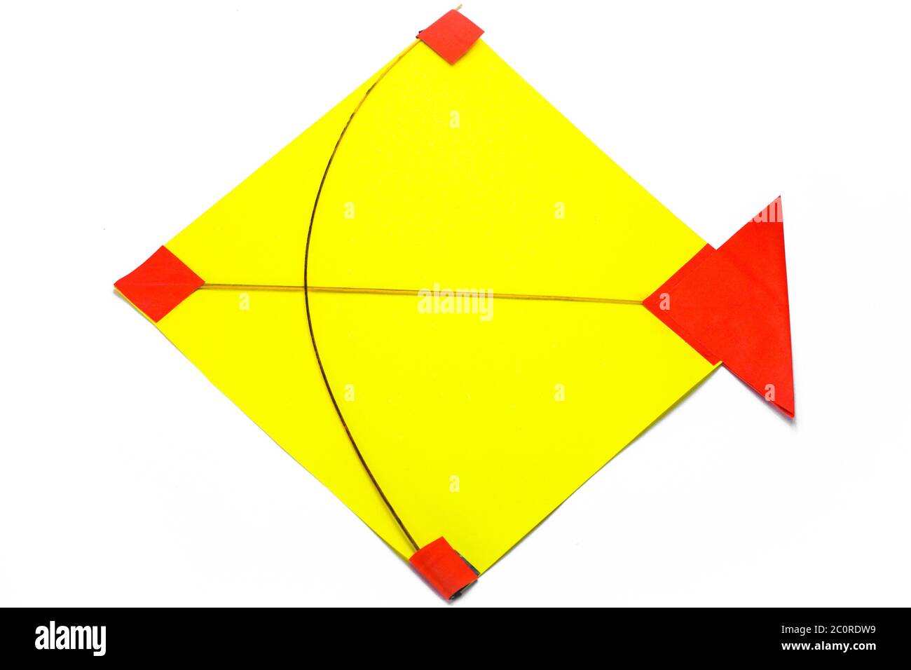 Kite isolated on white background Stock Photo Alamy