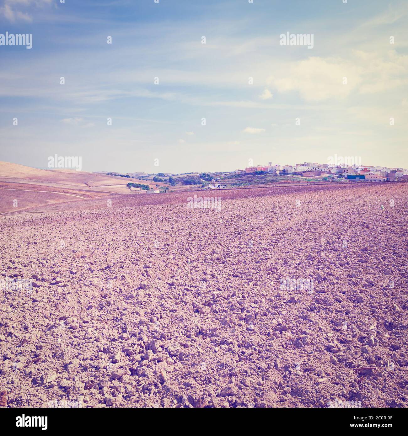 Ploughed spanish field hi-res stock photography and images - Alamy