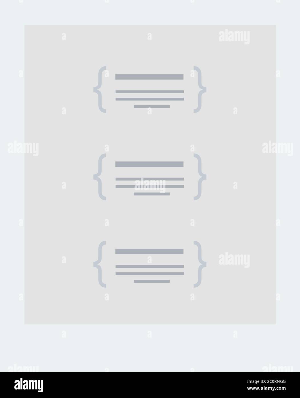 Restaurant menu vector flat isolated Stock Vector