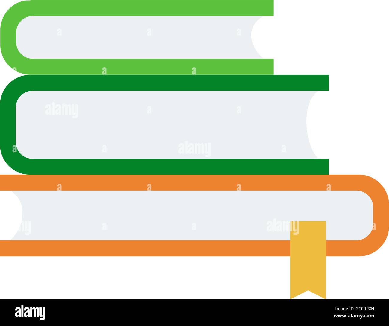Pile green orange color Stock Vector Images - Alamy