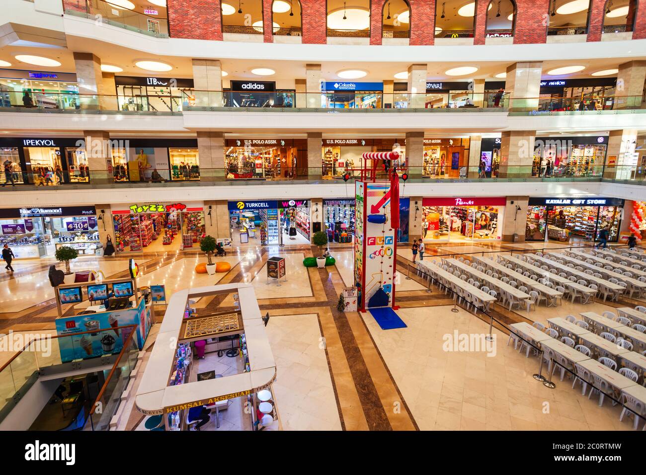 MANAVGAT, TURKEY - NOVEMBER 08, 2019: Nova Mall is a shopping and entertainment centre in Manavgat city in Antalya region in Turkey Stock Photo