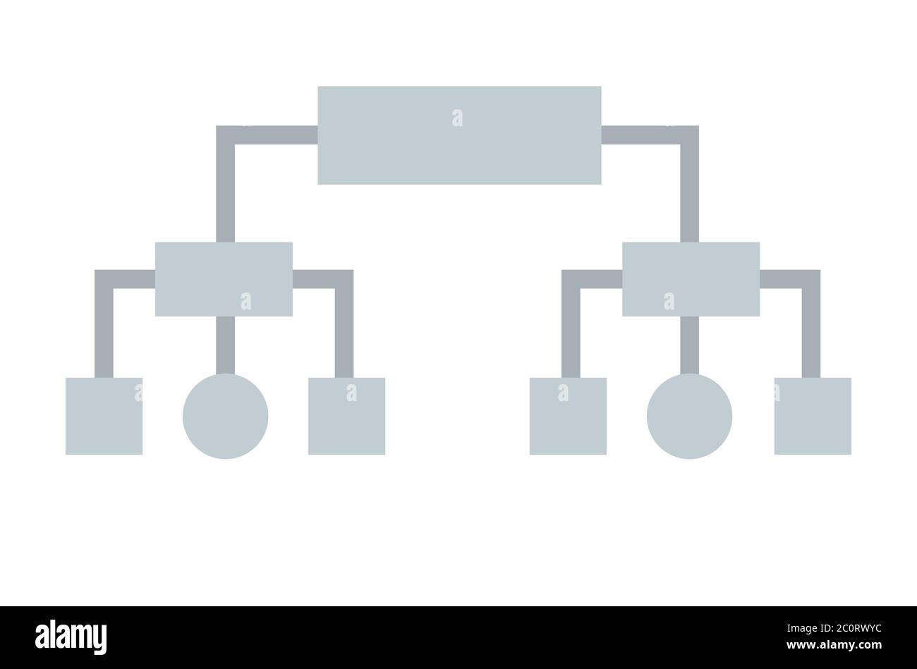 Architecture diagram in programming environment flat icon vector ...