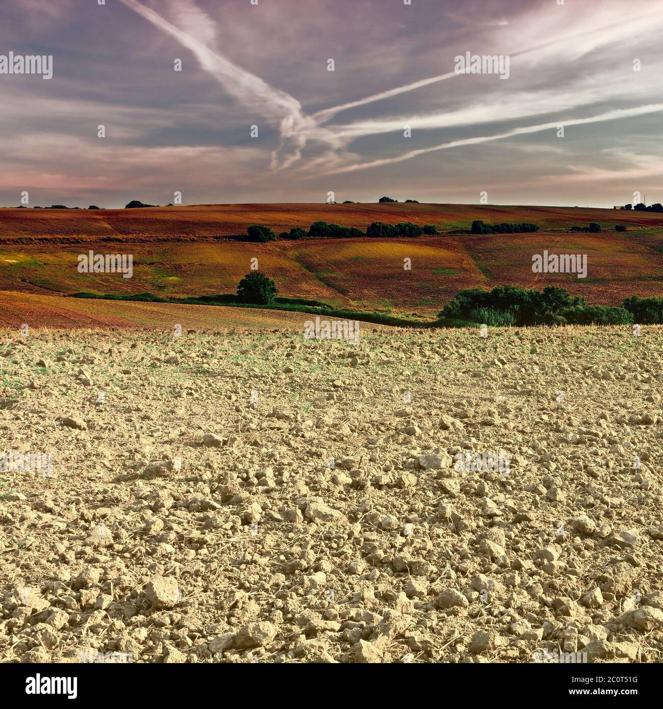 Ploughed spanish field hi-res stock photography and images - Alamy