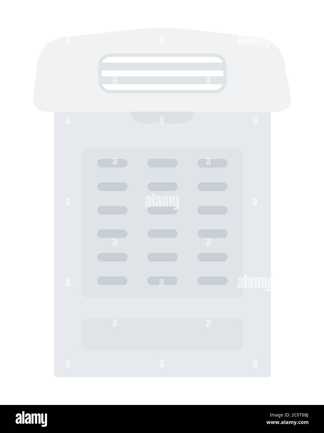 Quadcopter battery vector illustration in a flat design Stock Vector
