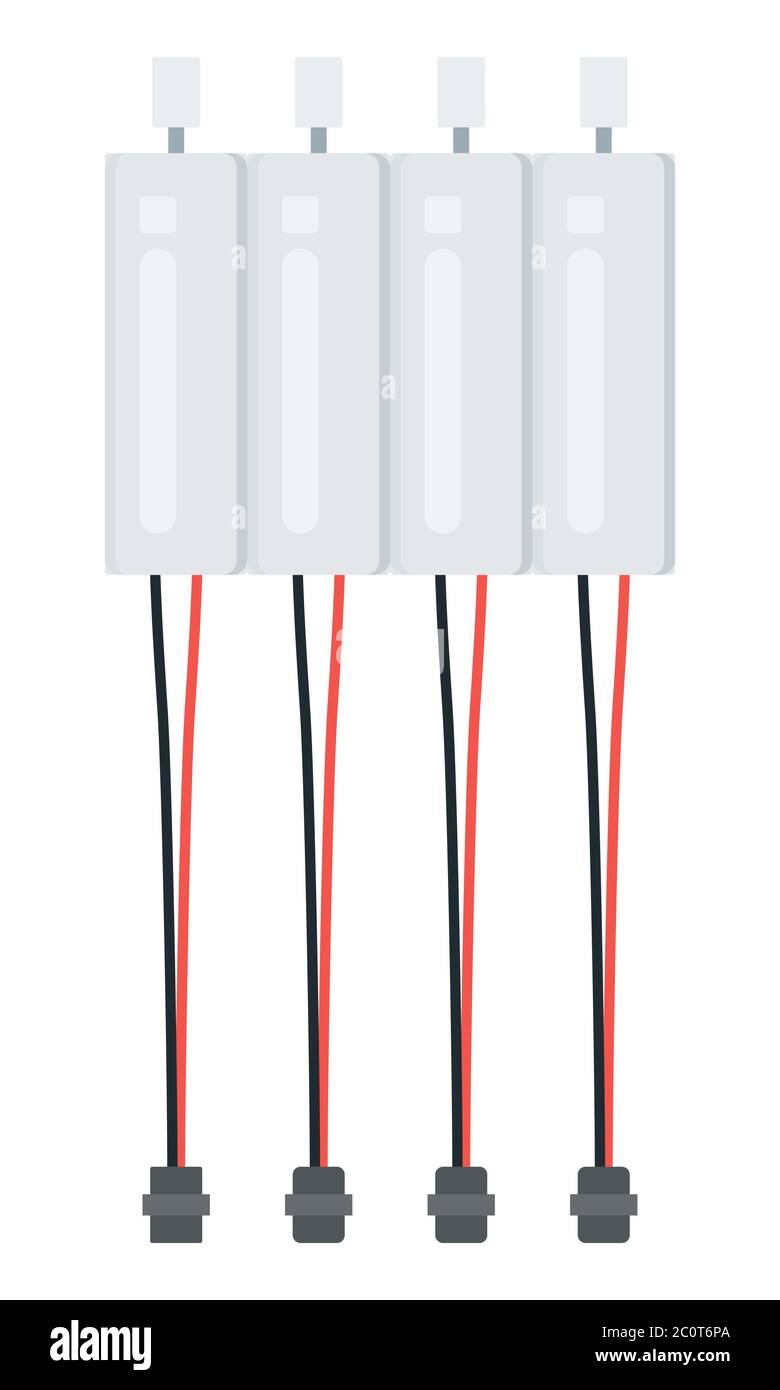 Wheel drive drone engine vector illustration in a flat design Stock Vector