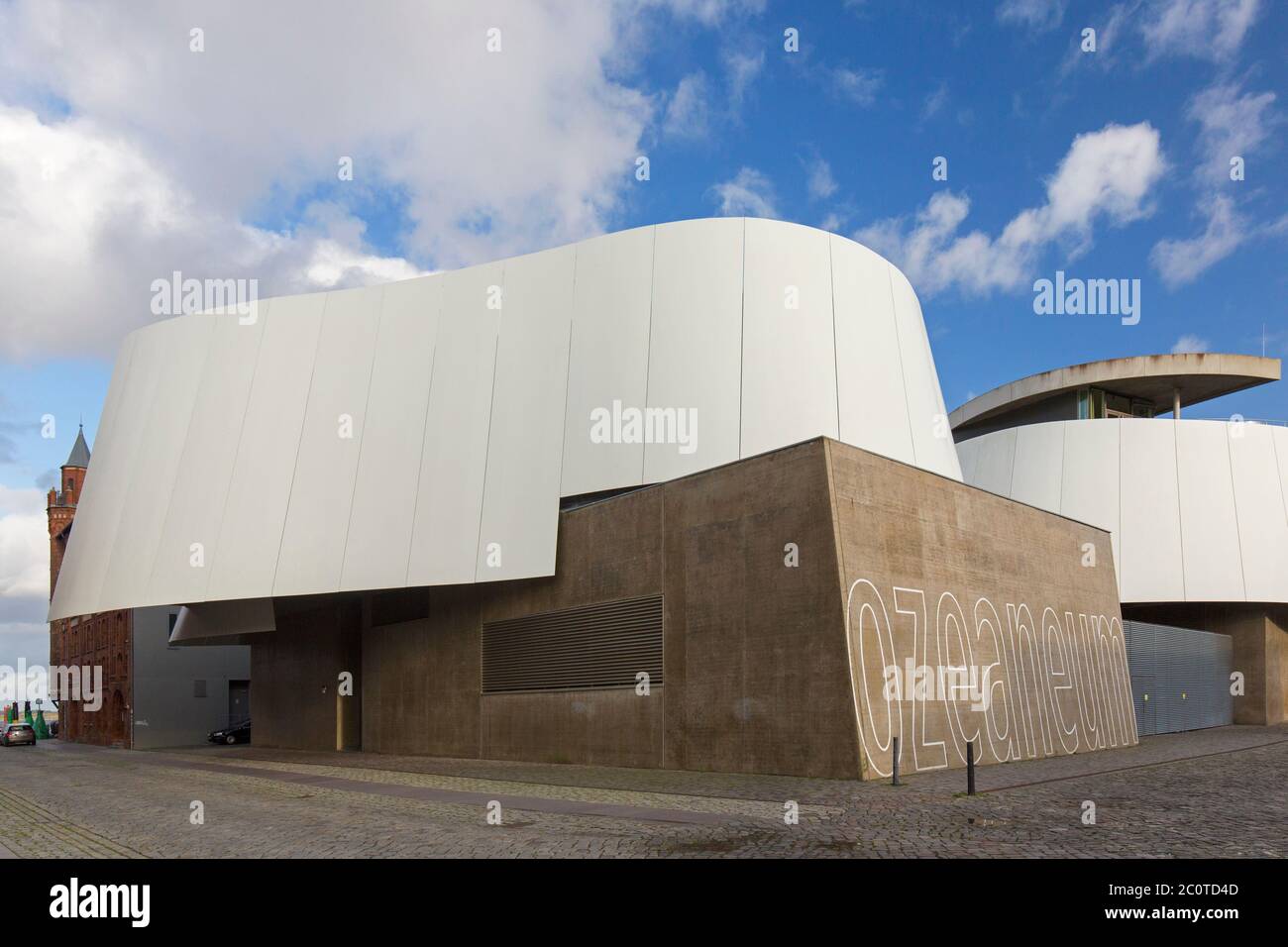 Ozeaneum, public aquarium in the city Stralsund, Mecklenburg-Vorpommern, Germany Stock Photo