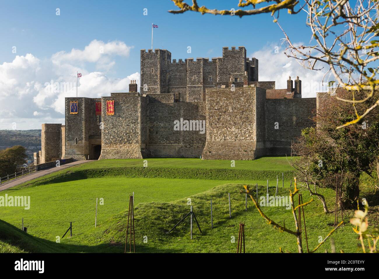 The Keep, Dover Castle Stock Photo - Alamy